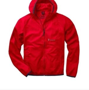 Cotopaxi Red Lightweight Hooded Jacket